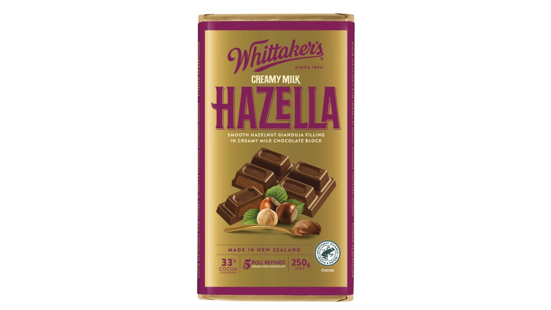 Whittaker's Hazella 250g – Press & Grocers Co.