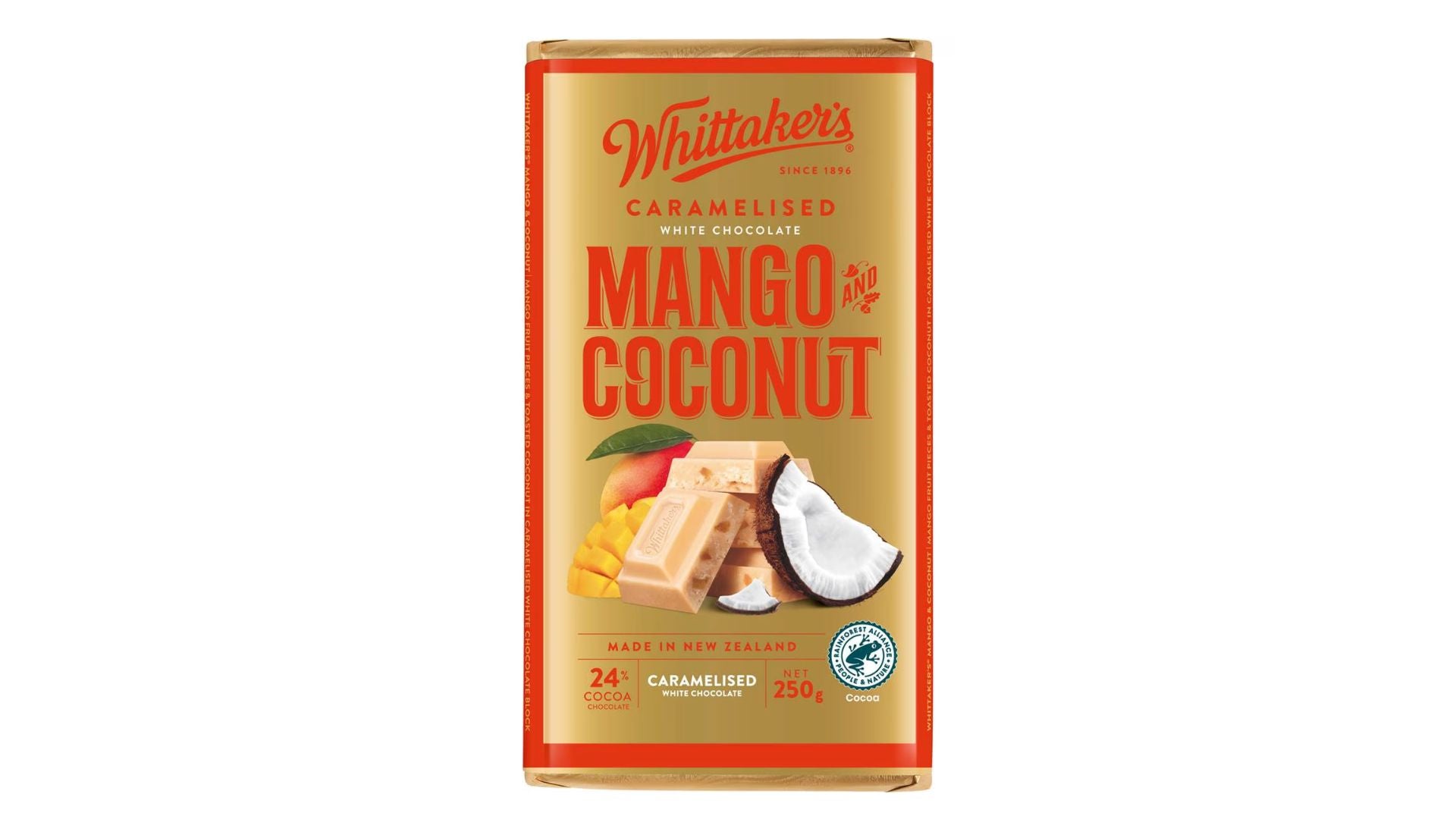 Whittaker's  Mango & Coconut 250g