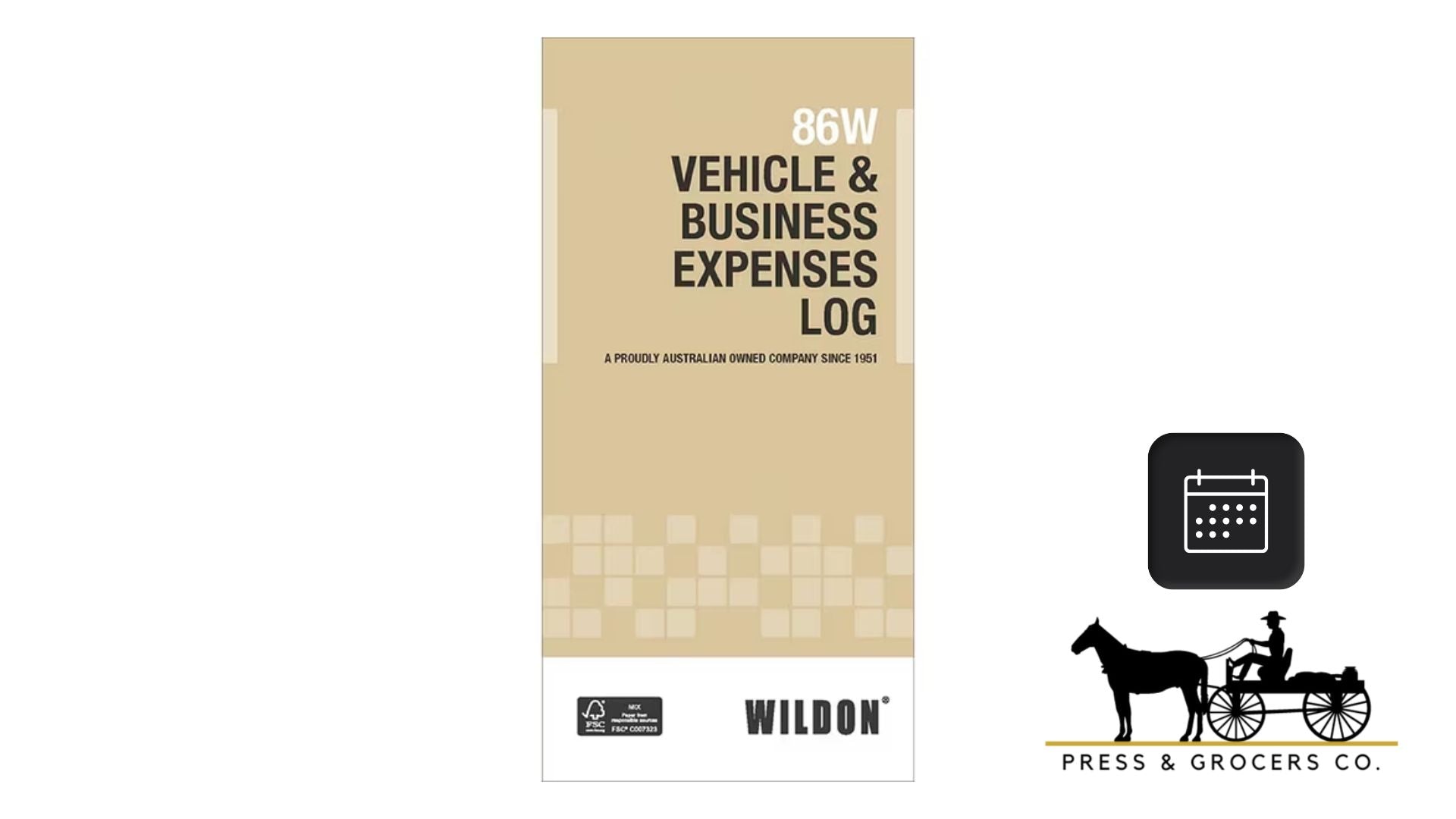 Wildon Vehicle & Business Expenses Log Book Ea