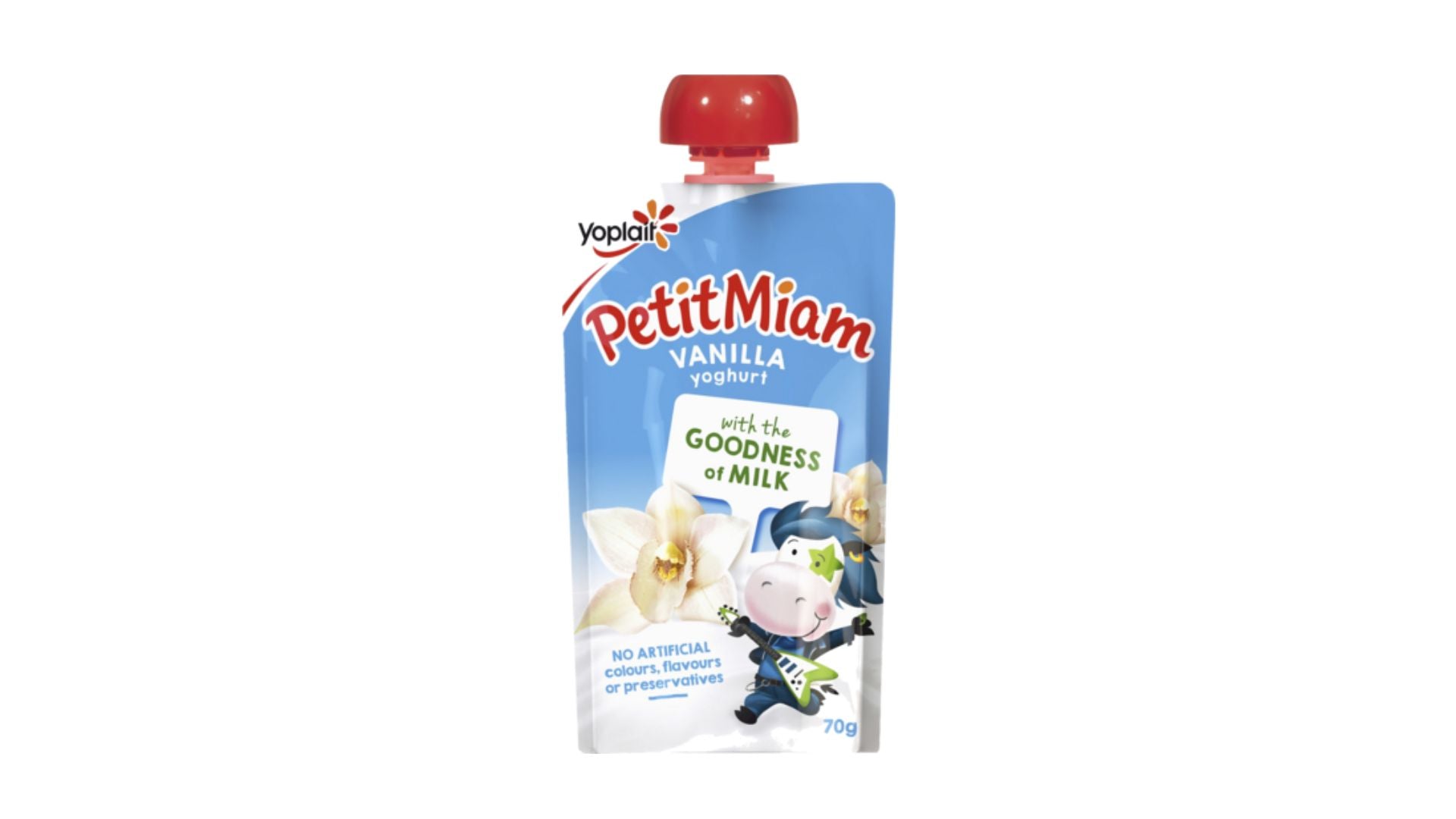 Yoplait Petit Miam Yoghurt Pouch Vanilla 70g
