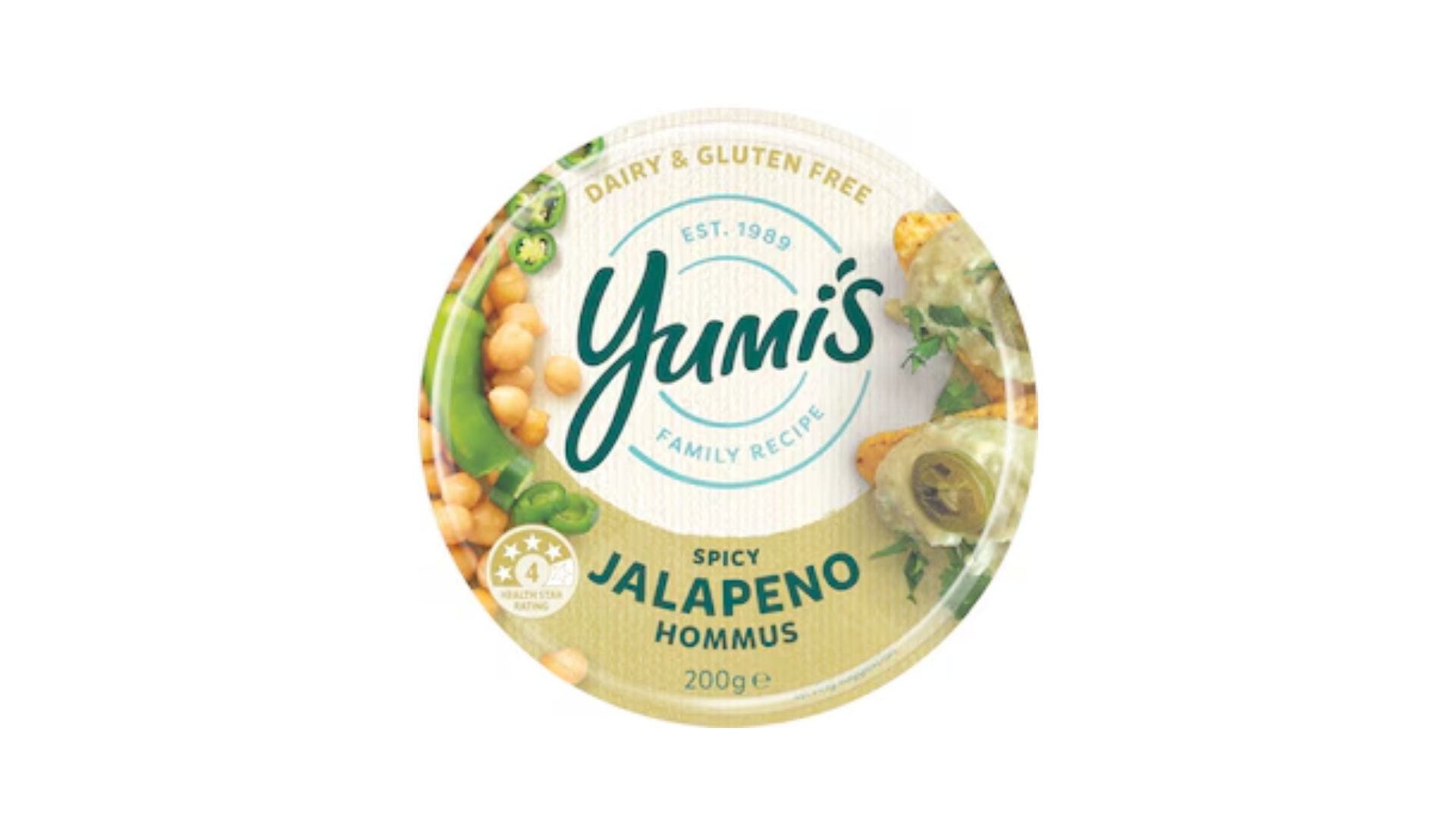 Yumi's Dip Spicy Jalapeno Hommus 200g