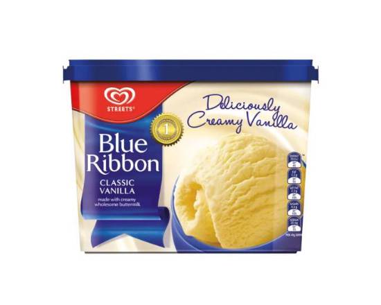 Blue Ribbon Classic Vanilla Ice Cream 2L