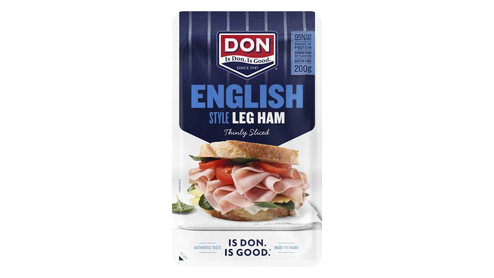 Don English Style Thinly Sliced Leg Ham 200g