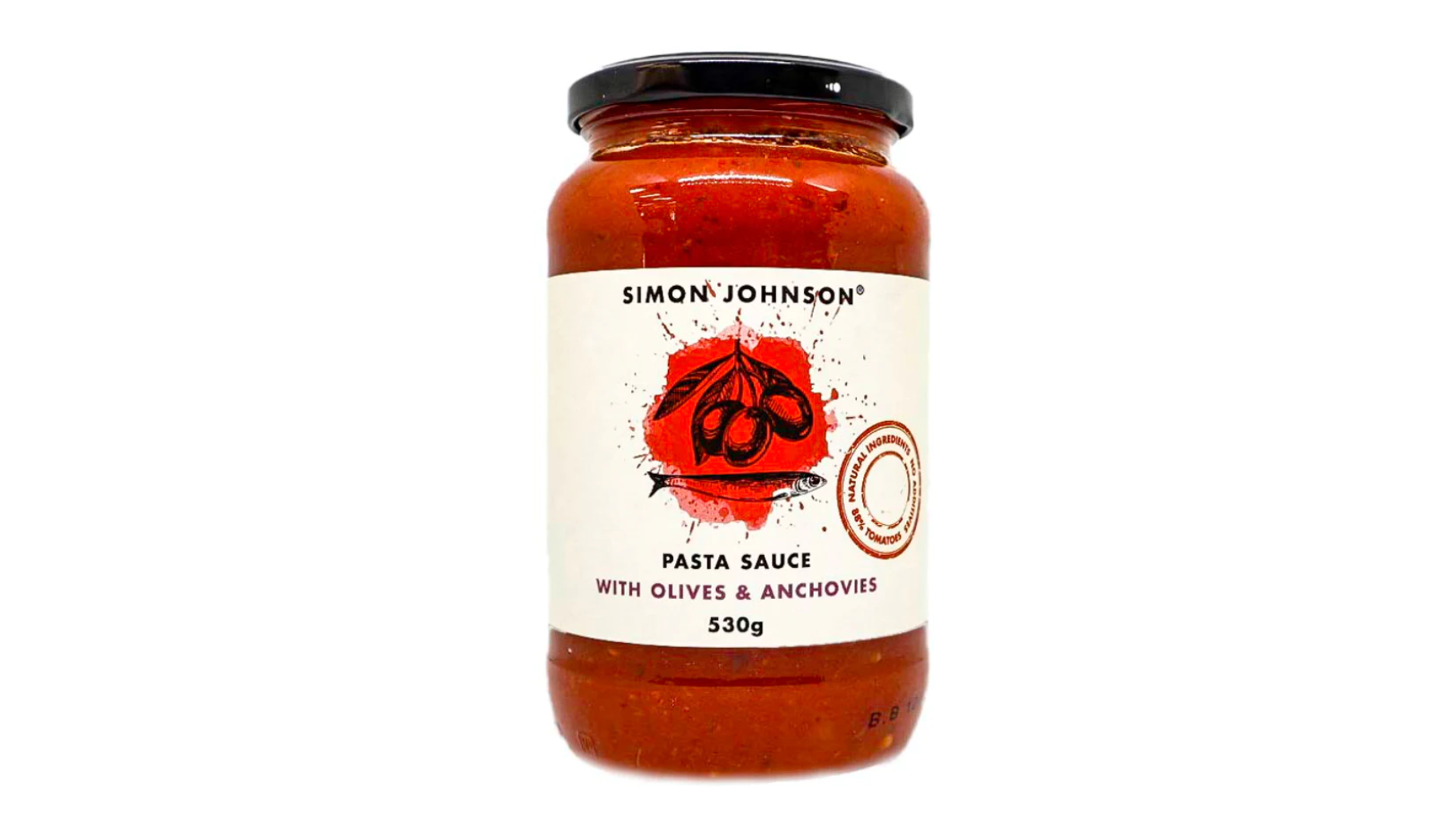 Simon Johnson Olives & Anchovies Pasta Sauce 530g