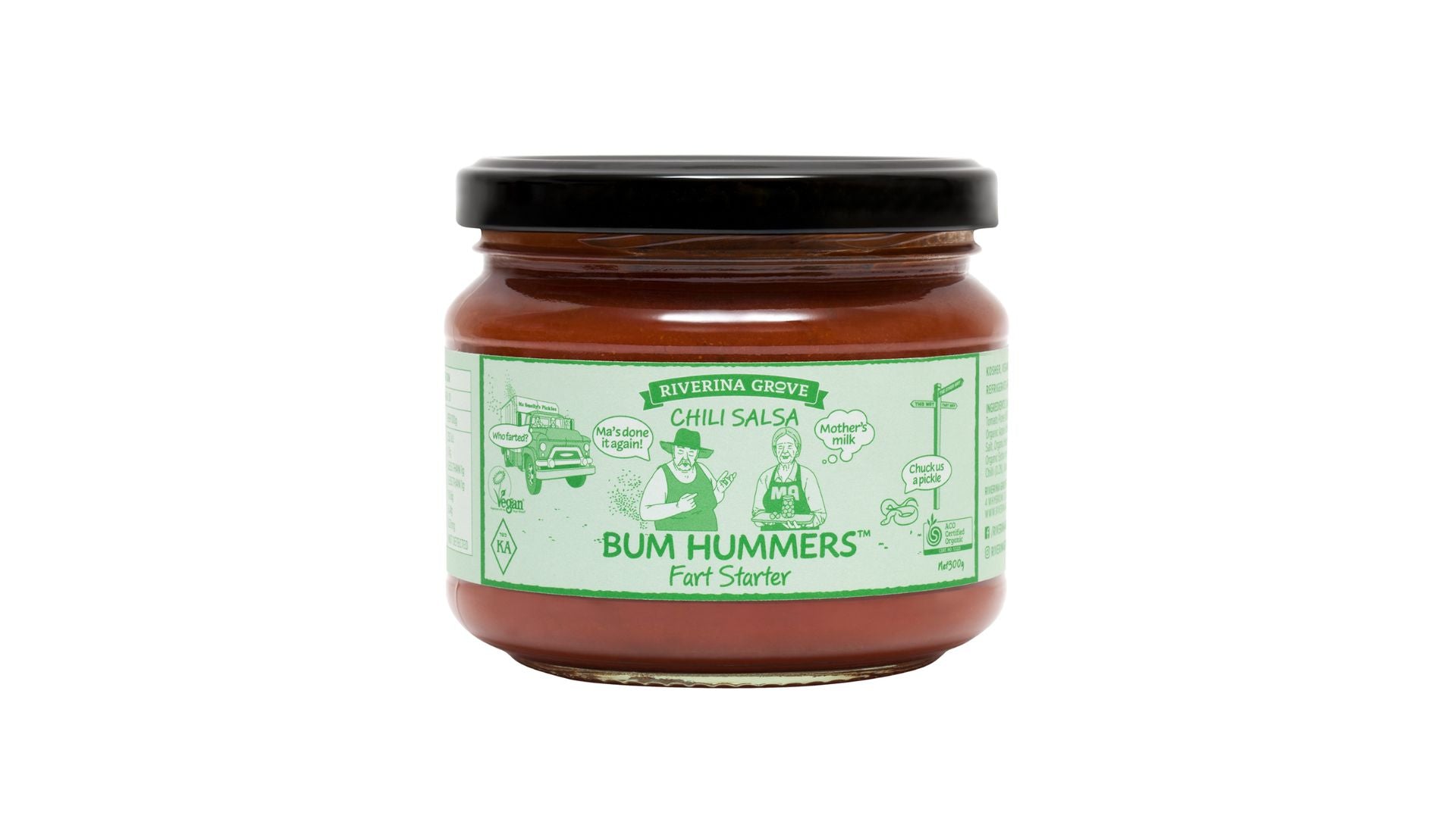 Riverina Grove Bum Hummers Chilli Salsa 300g