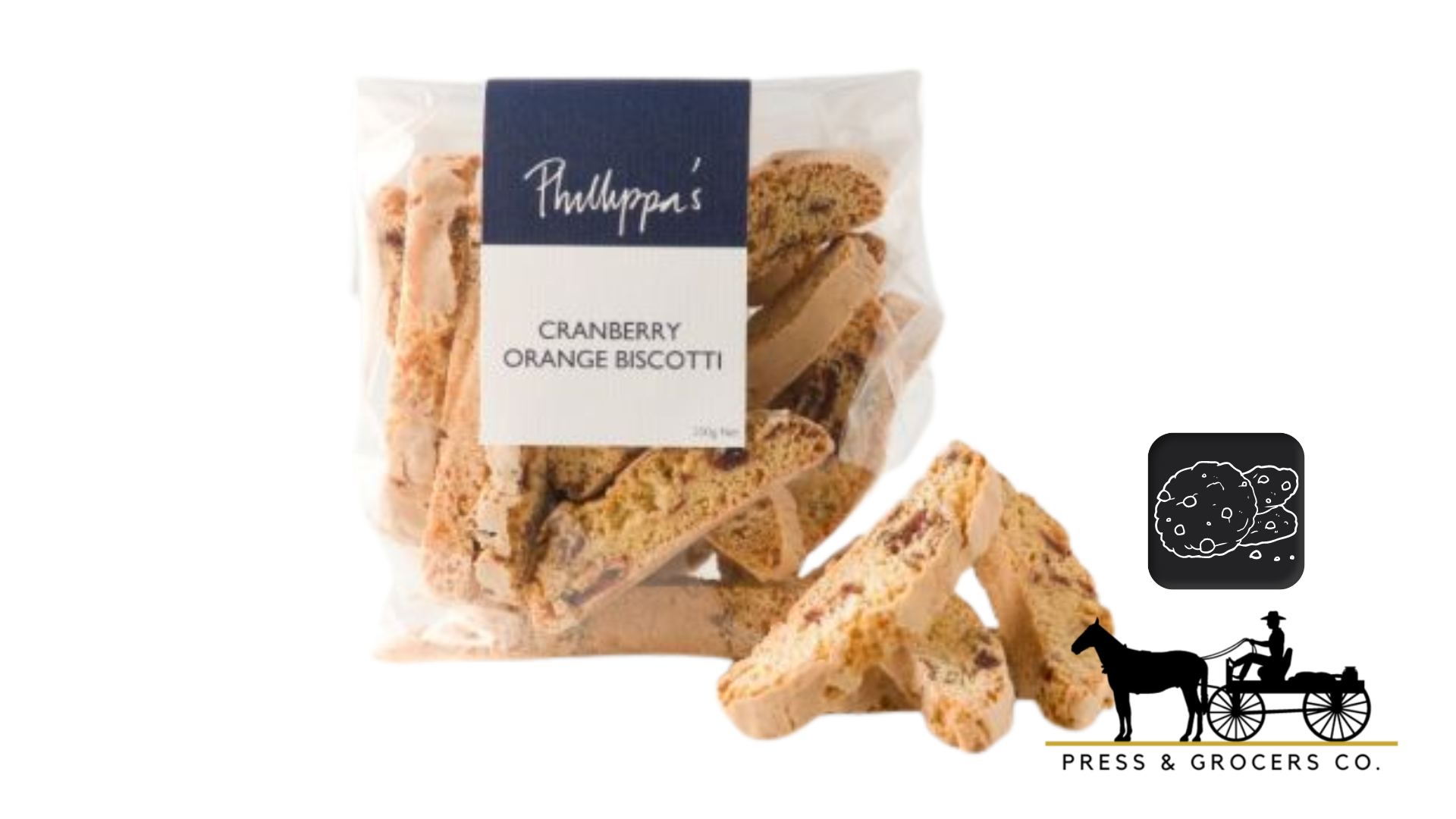 Phillippa's Cranberry Orange Biscotti 200g