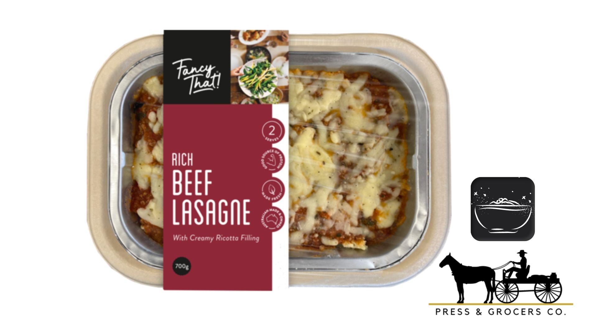 Fancy That Meal Rich Beef Lasagne & Creamy Ricotta 700g