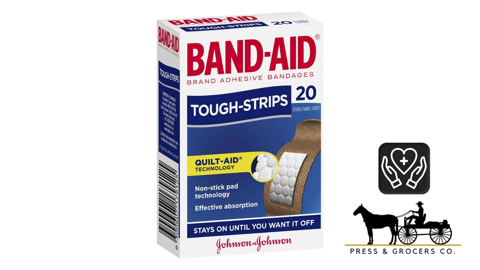 Band-Aid Tough Strips 20pk – Press & Grocers Co.