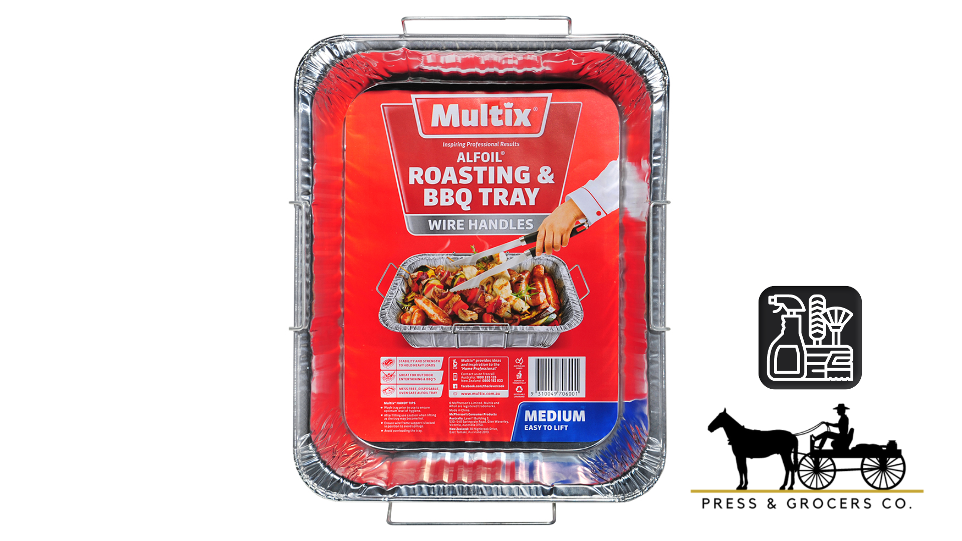 Multix Medium Roasting and BBQ Tray