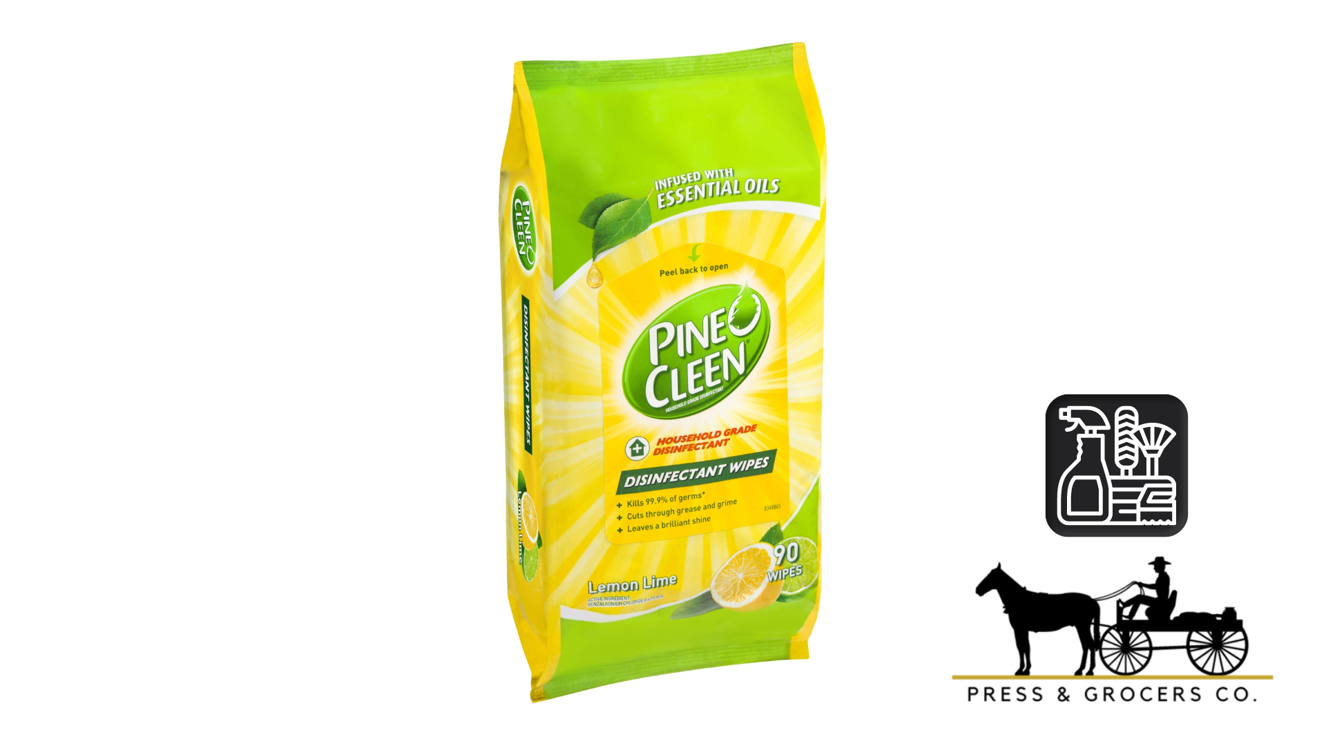 Pine O Cleen Wipes 45pk