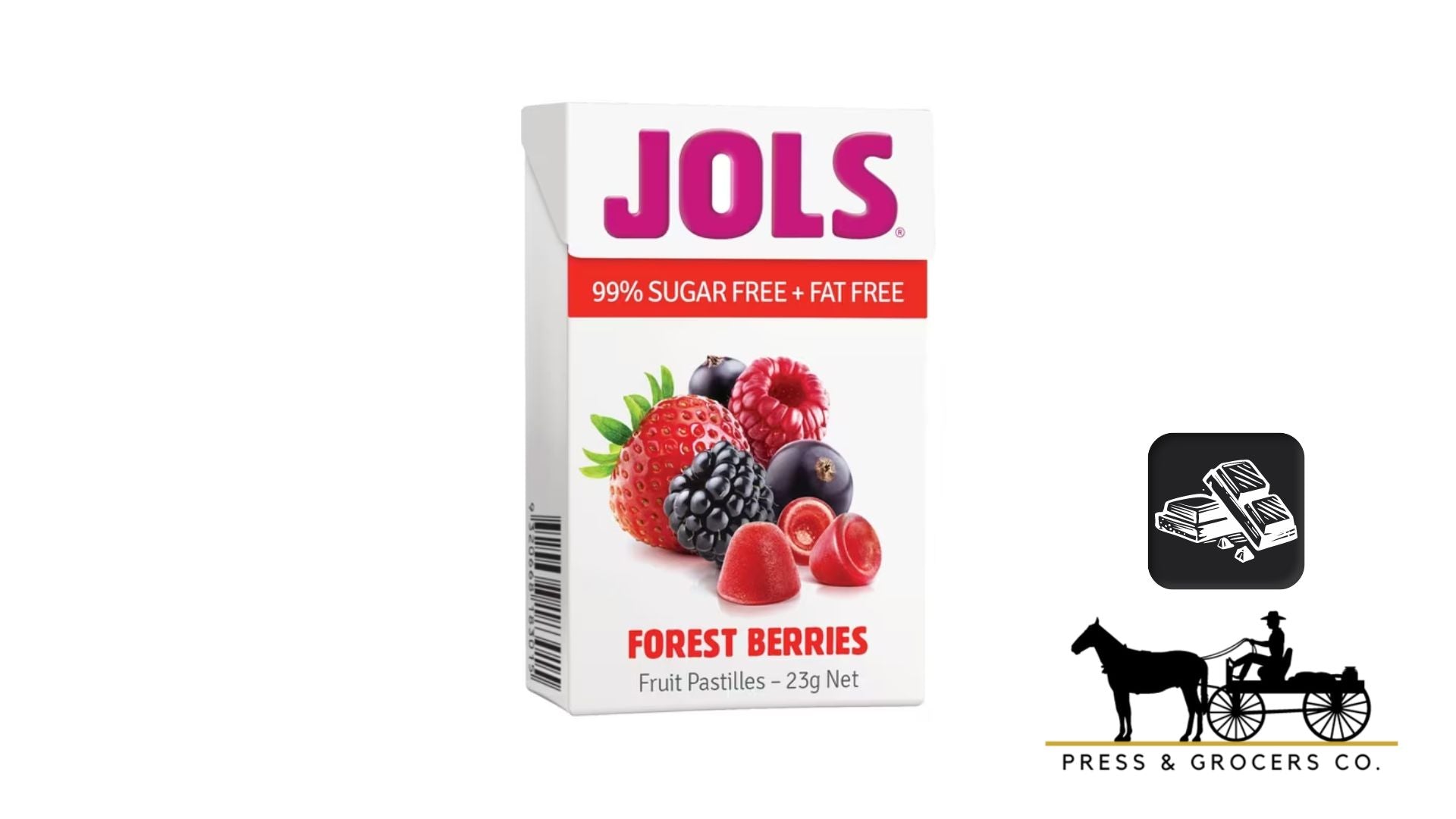 Jols Fruit Pastilles Forest Berries 23g