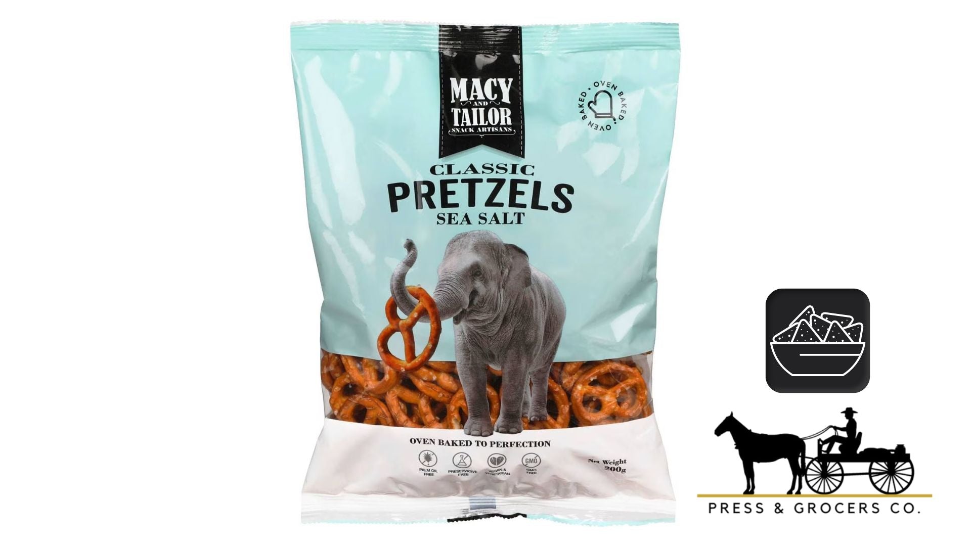 Macy Tailor Classic Pretzels Sea Salt 200g