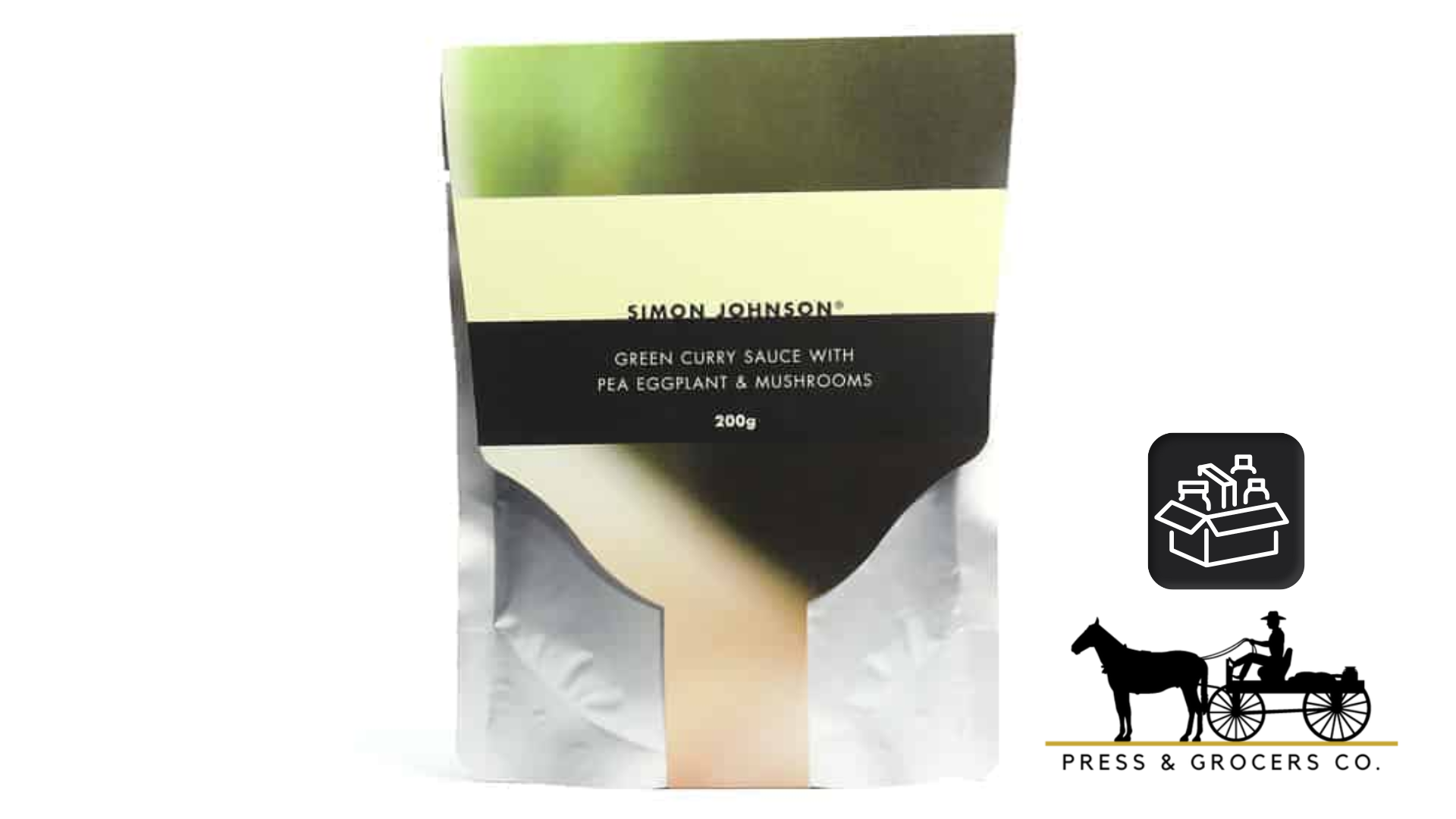 Simon Johnson Green Curry Eggplant Mushroom 200g