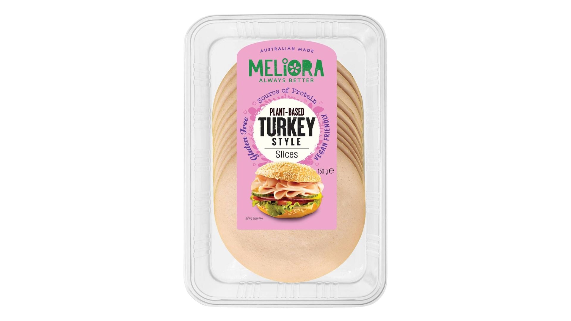 Meliora Plant Based Turkey Style Slices 150g
