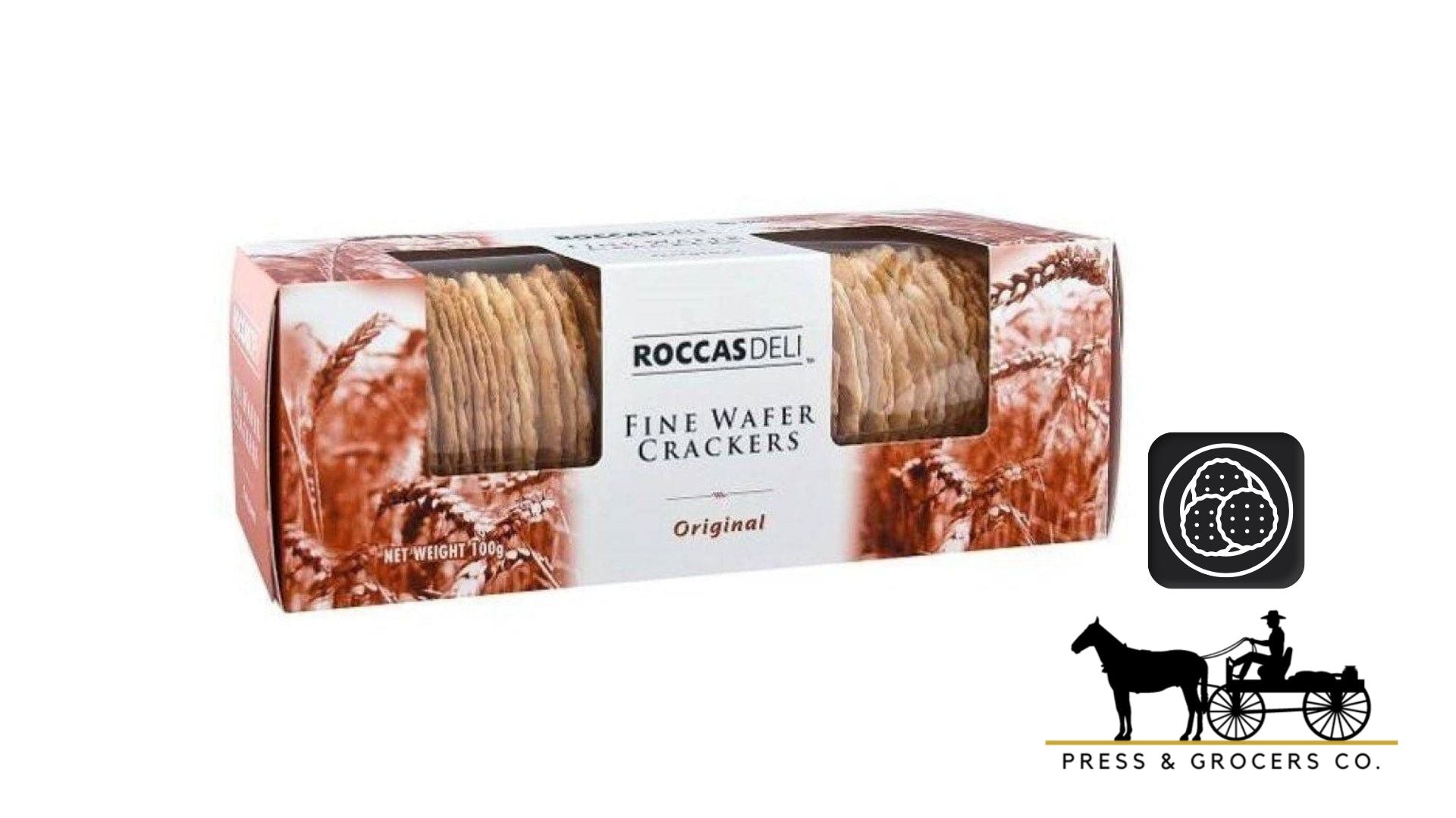 Rocca's Deli Fine Wafer Crackers Original 100g – Press & Grocers Co.