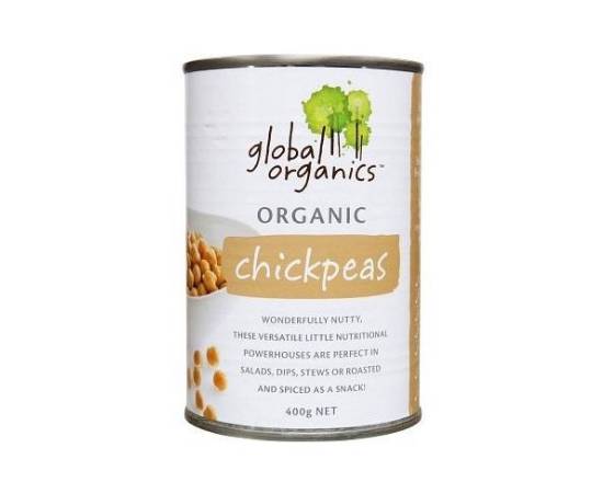 Global Organics Chickpeas with Salt 400g