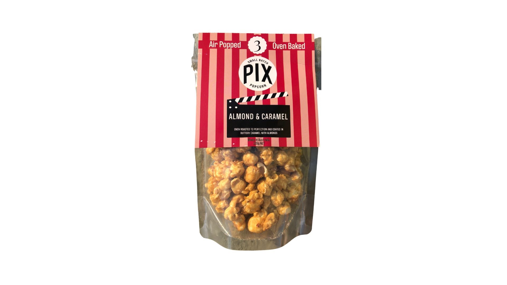 Pix Almond Caramel Popcorn 110g