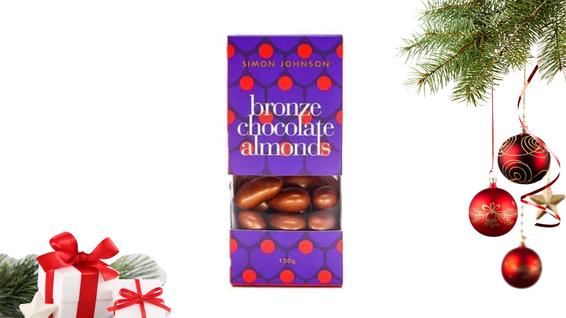 Simon Johnson Bronze Chocolate Almonds 150g