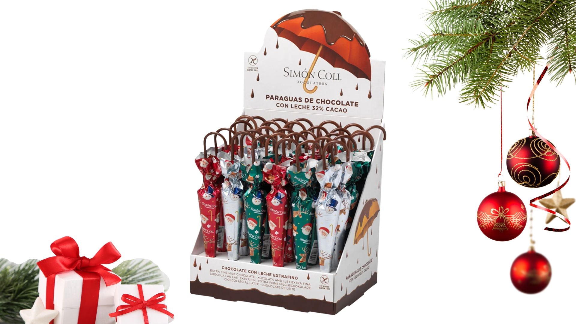 Simon Coll Milk Chocolate Umbrella 35g