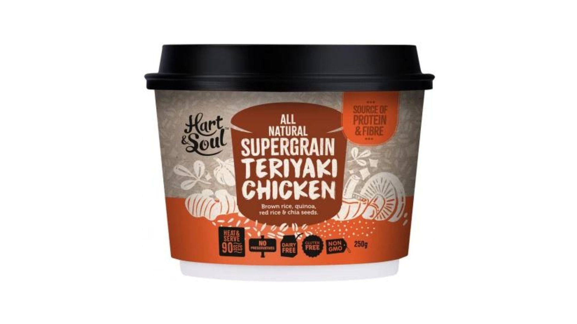 Hart & Soul Teriyaki Chicken Meal Bowl 250g