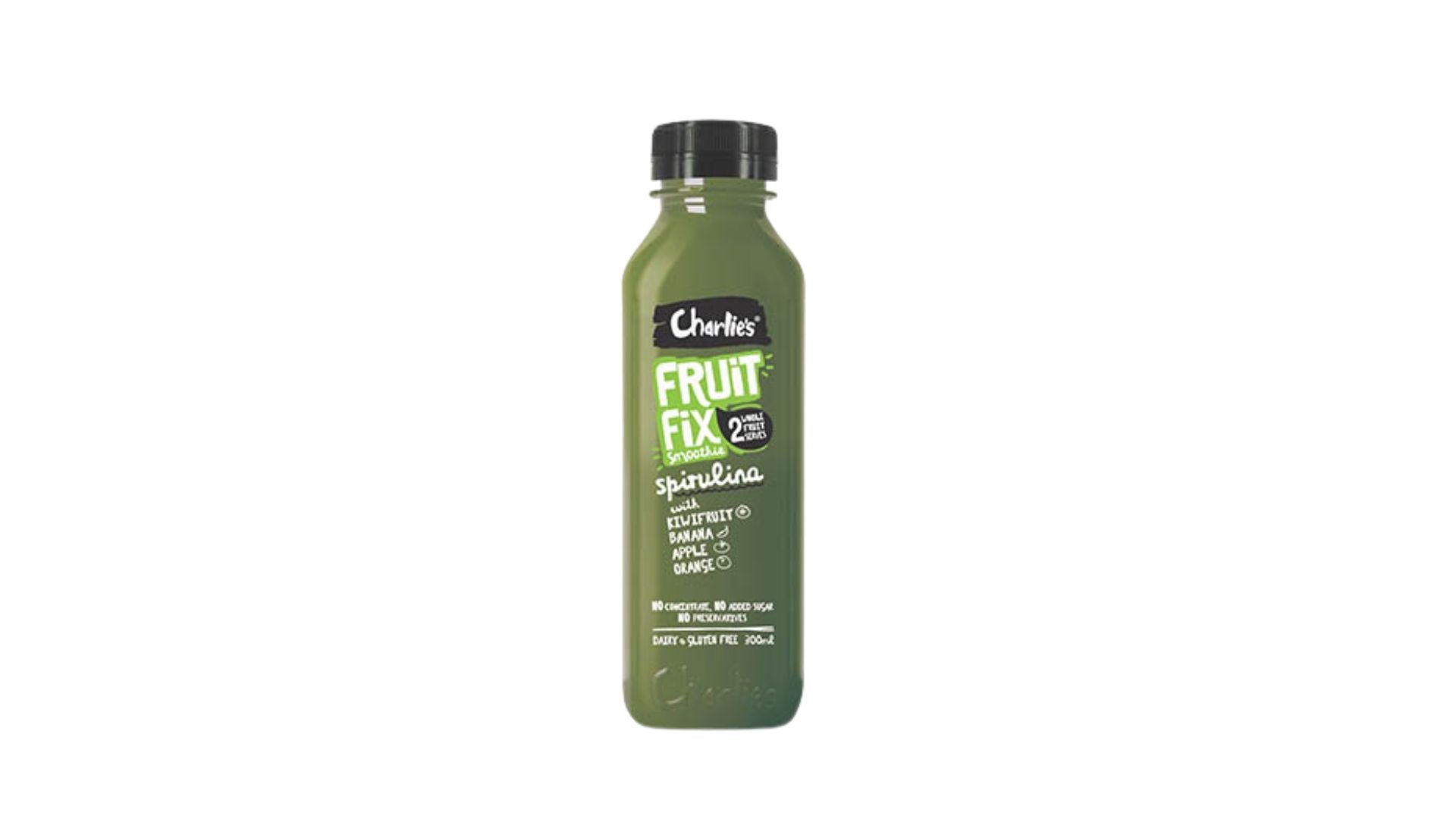 Charlies Fruit Fix Smoothie Spirulina 300ml