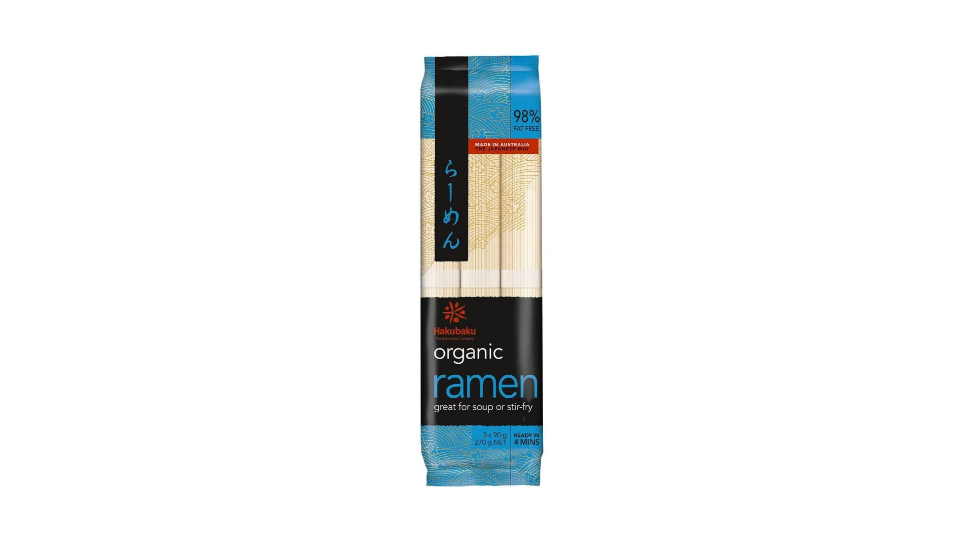 Hakubaku Organic Ramen Noodles 270 g
