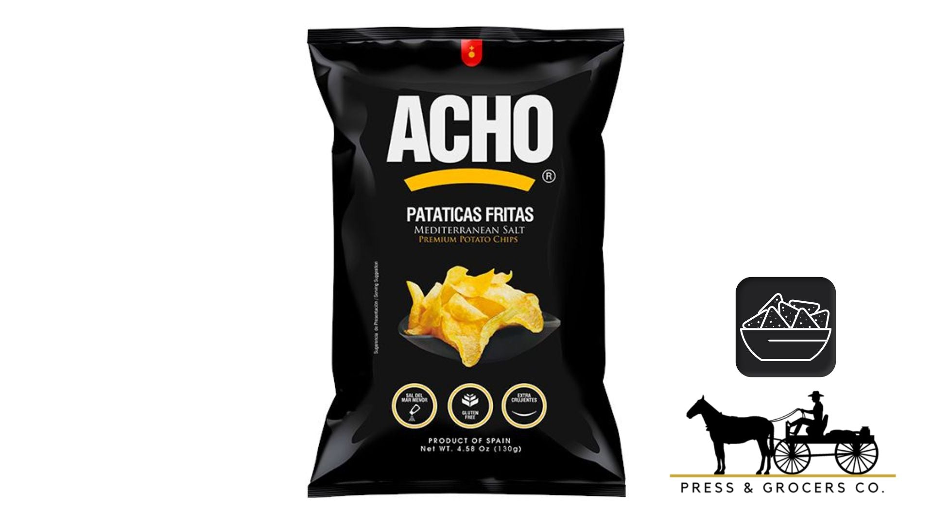 Acho Potato Chips Sea Salt 130g