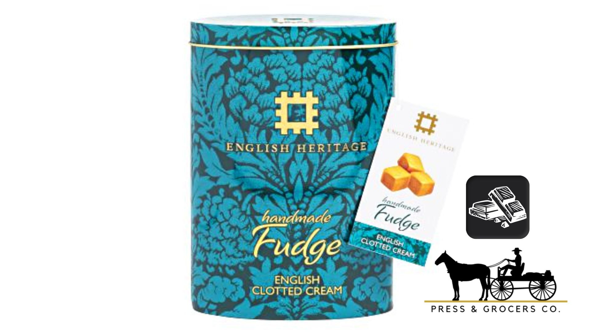 English Heritage Handmade Clotted Cream Fudge Tin 250g