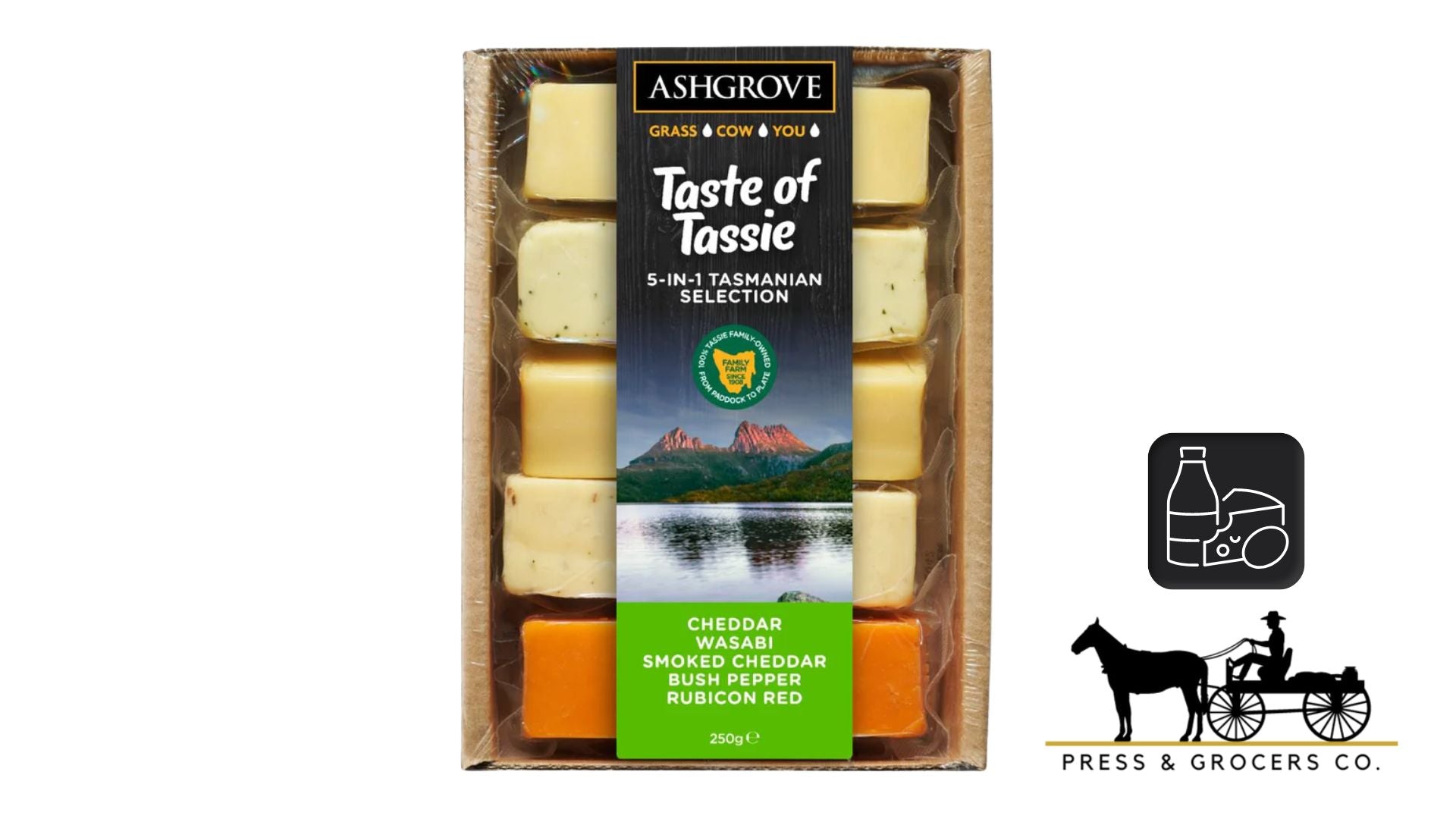 Ashgrove Taste Of Tassie Cheese Selection 250g
