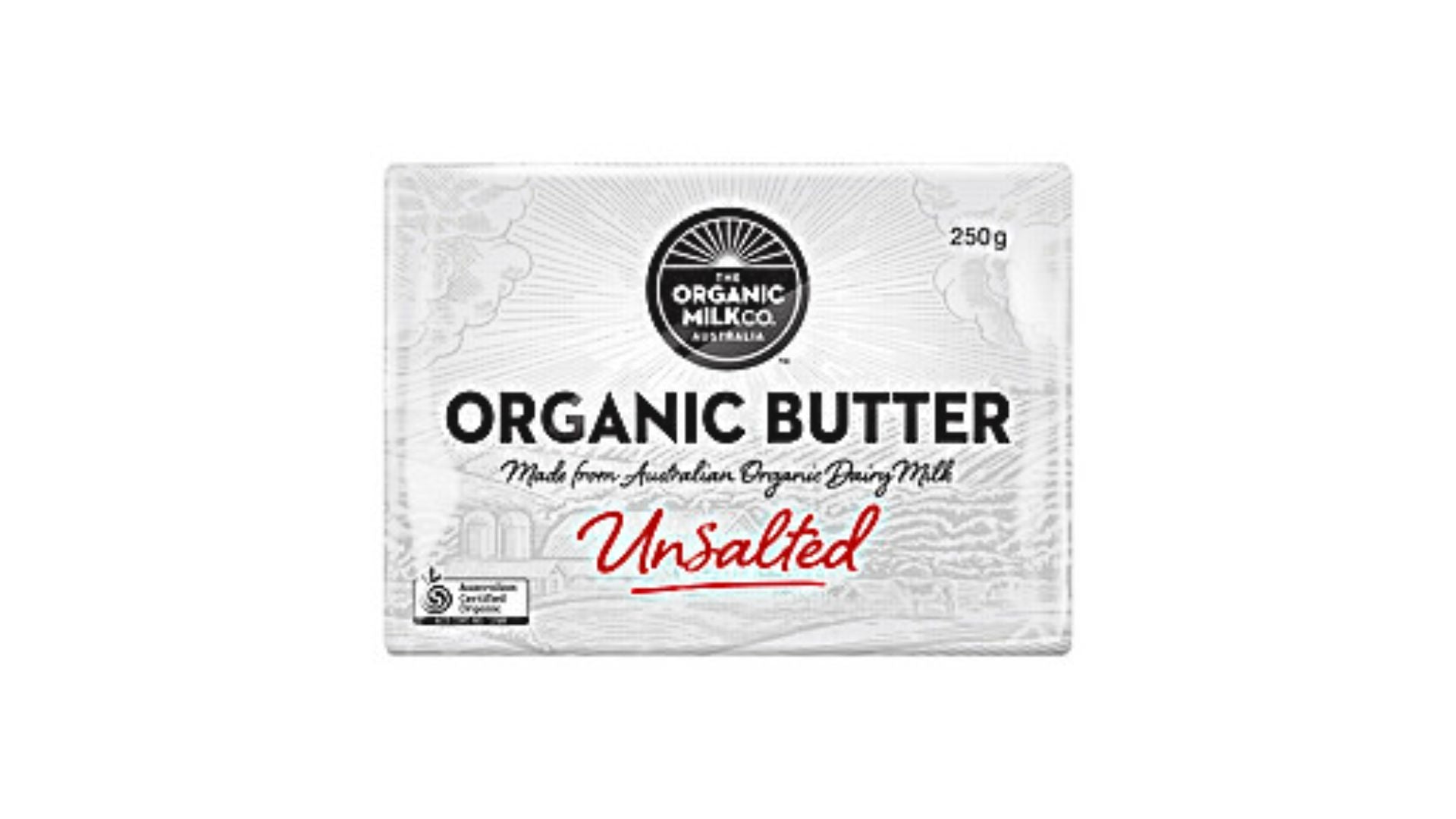 The Organic Milk Co Unsalted Butter 250g