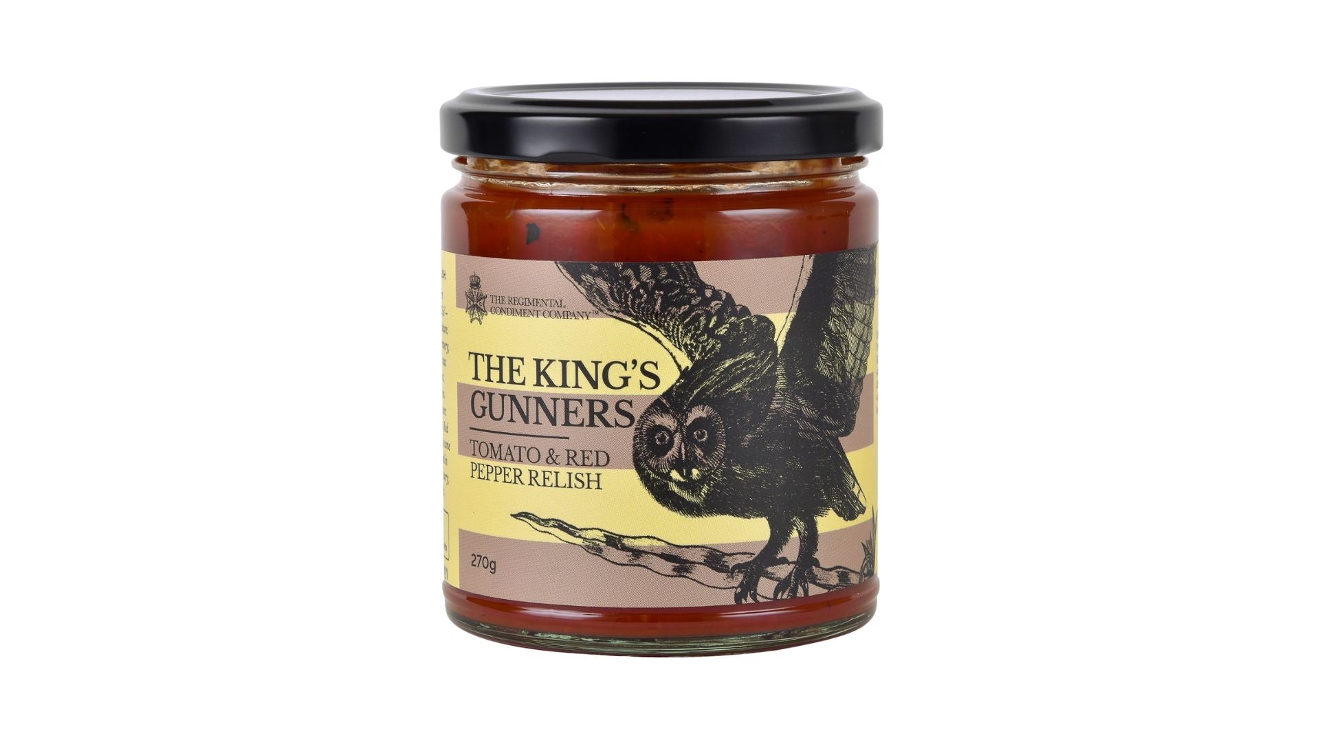 TRCC The King's Gunners Tomato & Red Pepper Relish 270g