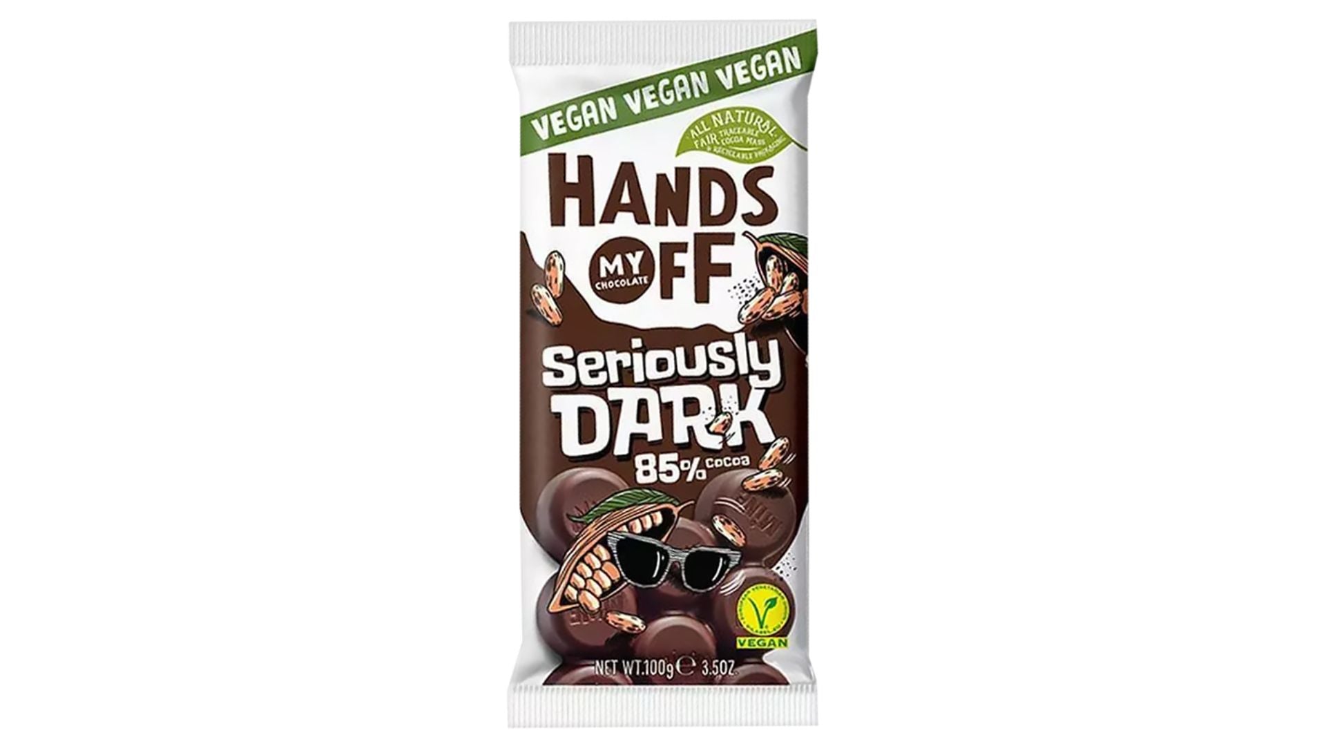 Hands Off My Seriously Dark Chocolate Block 100g