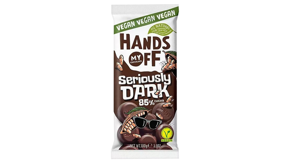 Hands Off My Seriously Dark Chocolate Block 100g – Press & Grocers Co.
