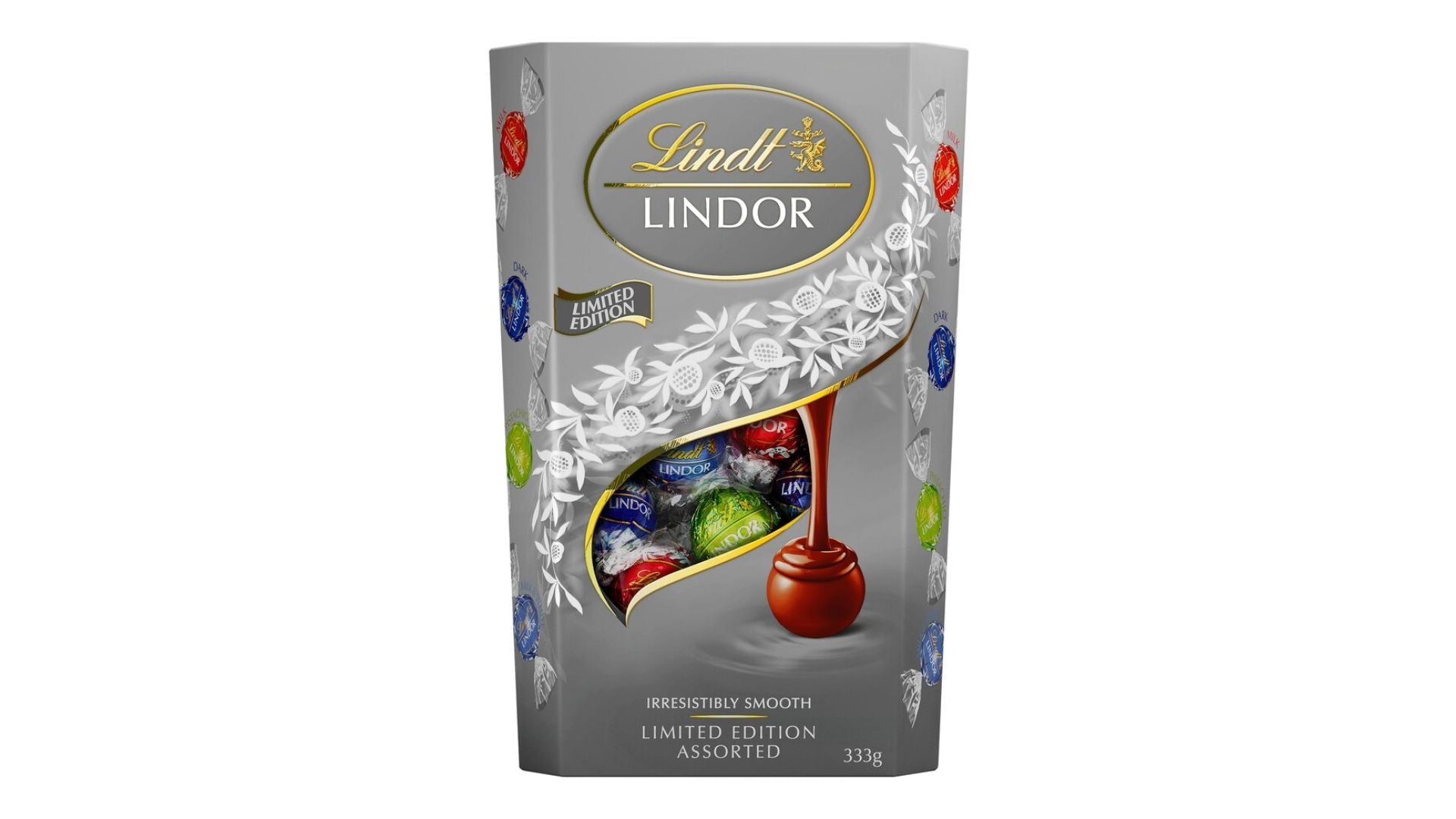 Lindt Lindor Silver Smooth Assorted 333g