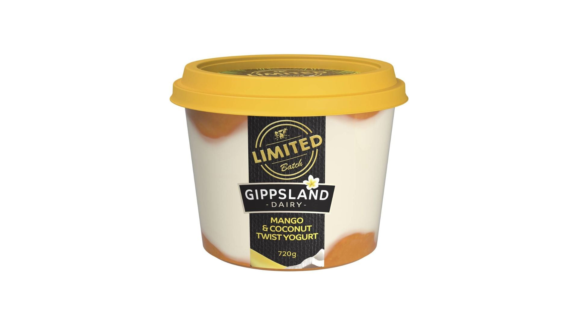 Gippsland Dairy Mango & Coconut Twist Yoghurt 720g