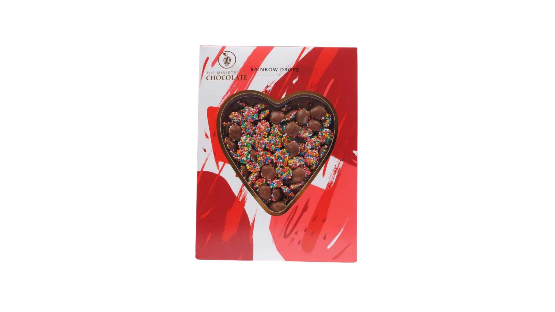 Ministry Of Chocolate Hearts Rainbow Drops 230g