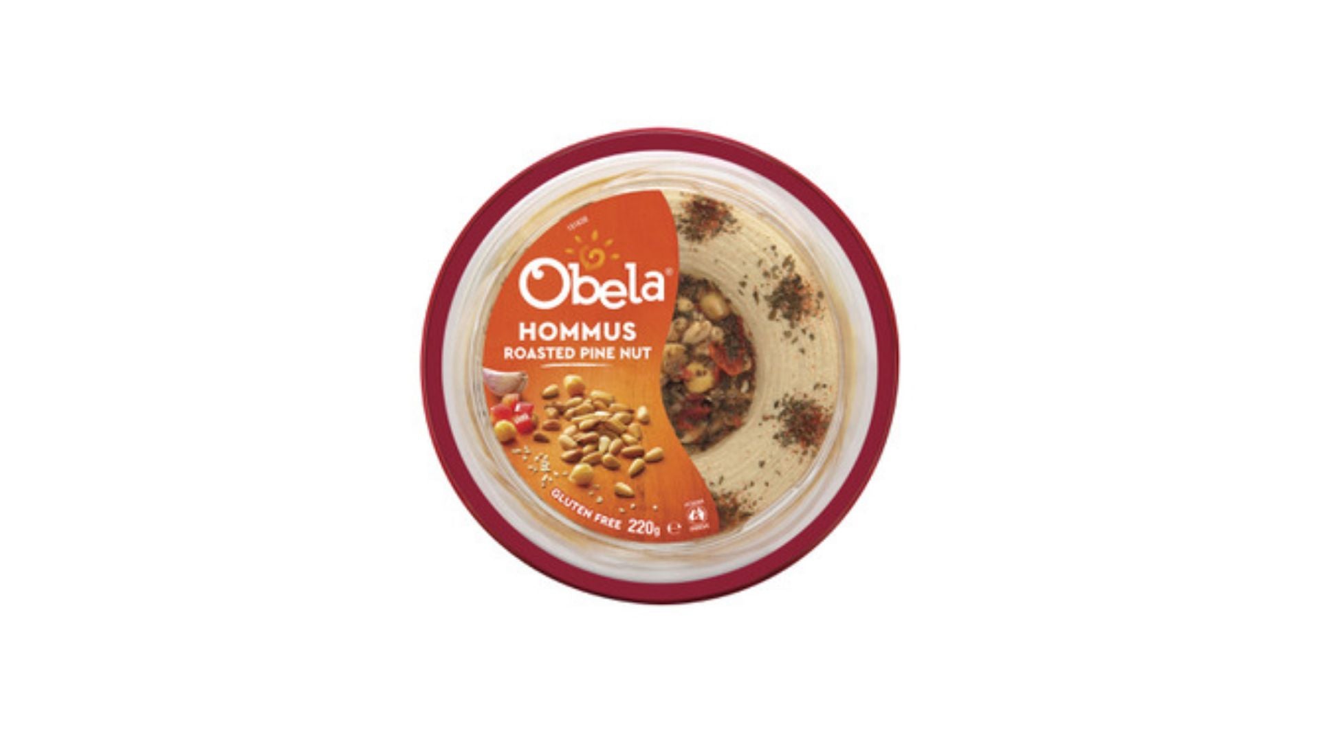 Obela Dip Hommus & Roasted Pine Nut 220g