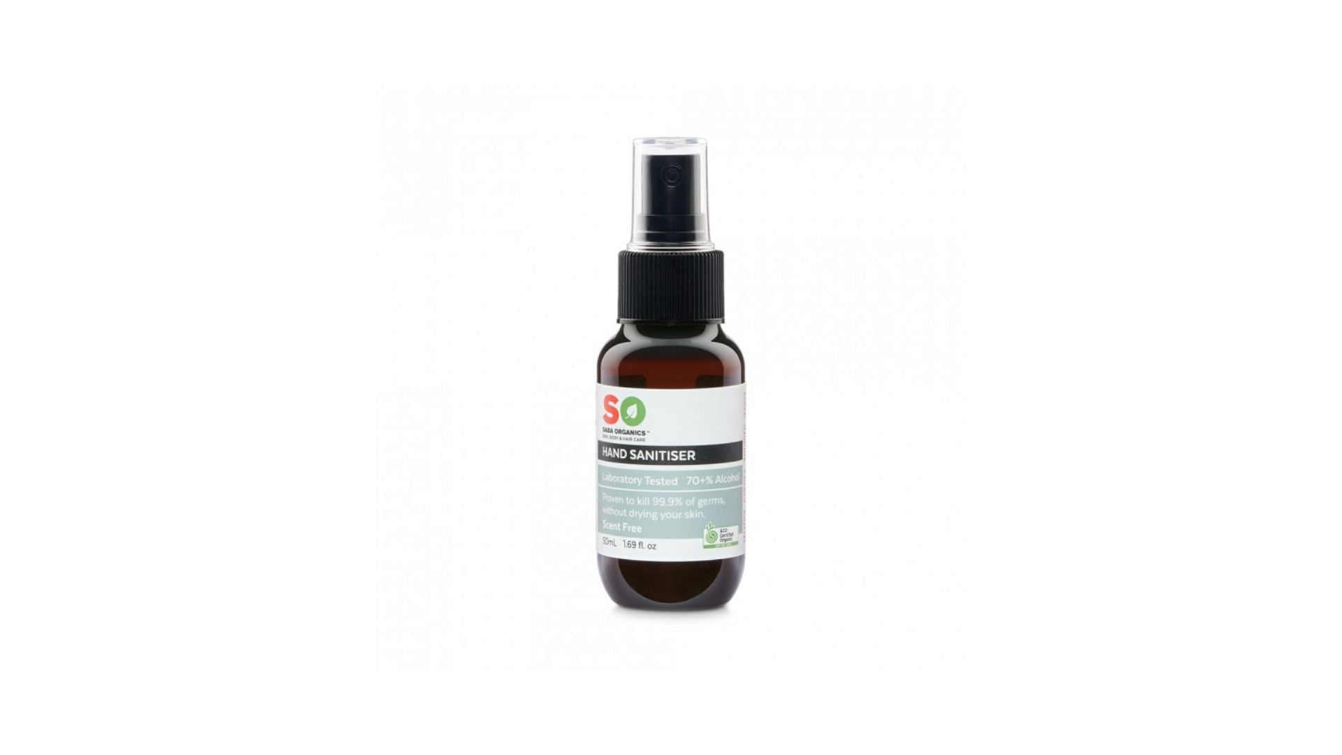 Saba Hand Sanitiser Scent-Free 50ml