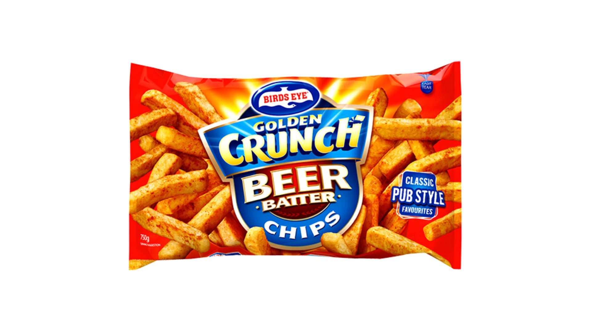 Birds Eye Golden Crunch Beer Batter Chips 750g