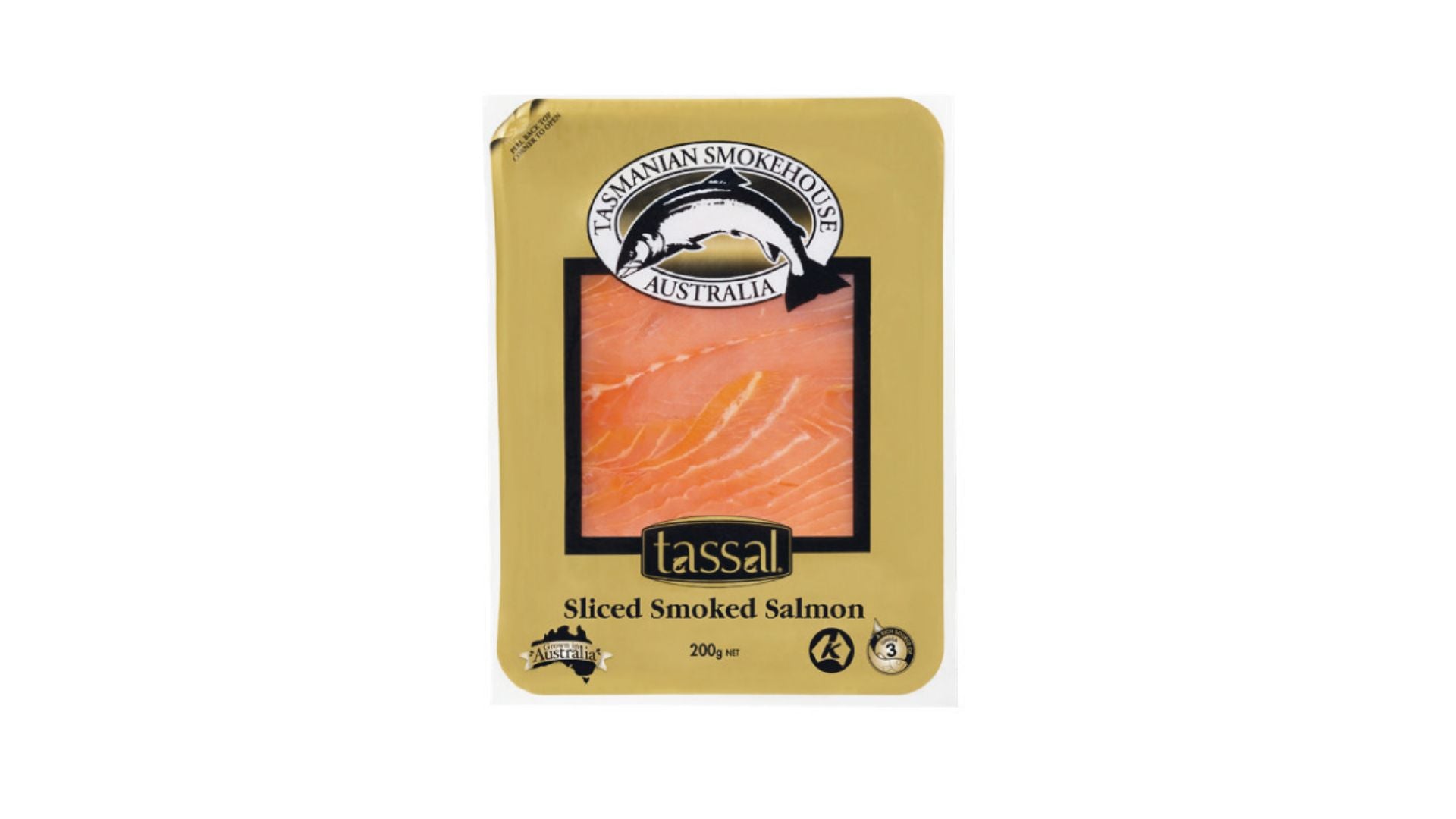 Tassal Pure Tasmanian Smoked Salmon Slices 200g