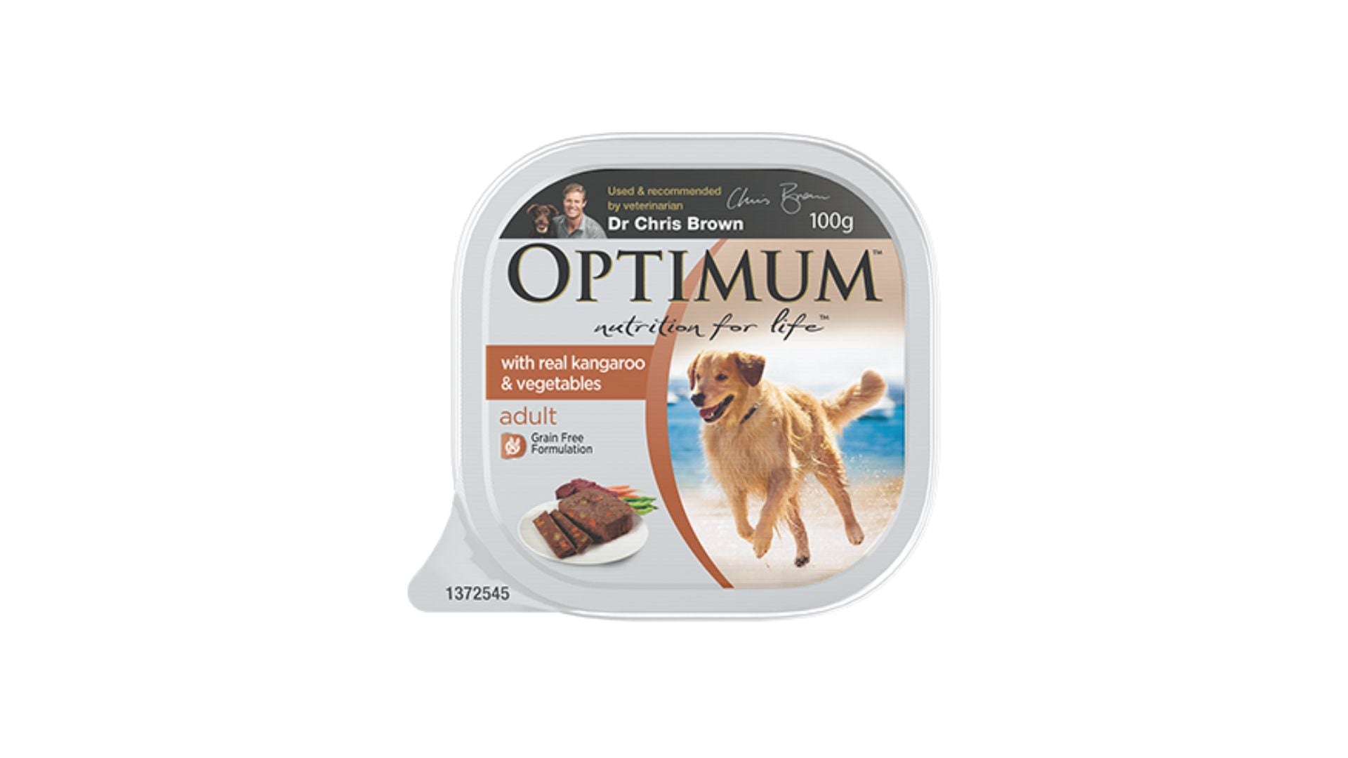 Optimum Adult Dog Kangaroo & Veg 100g