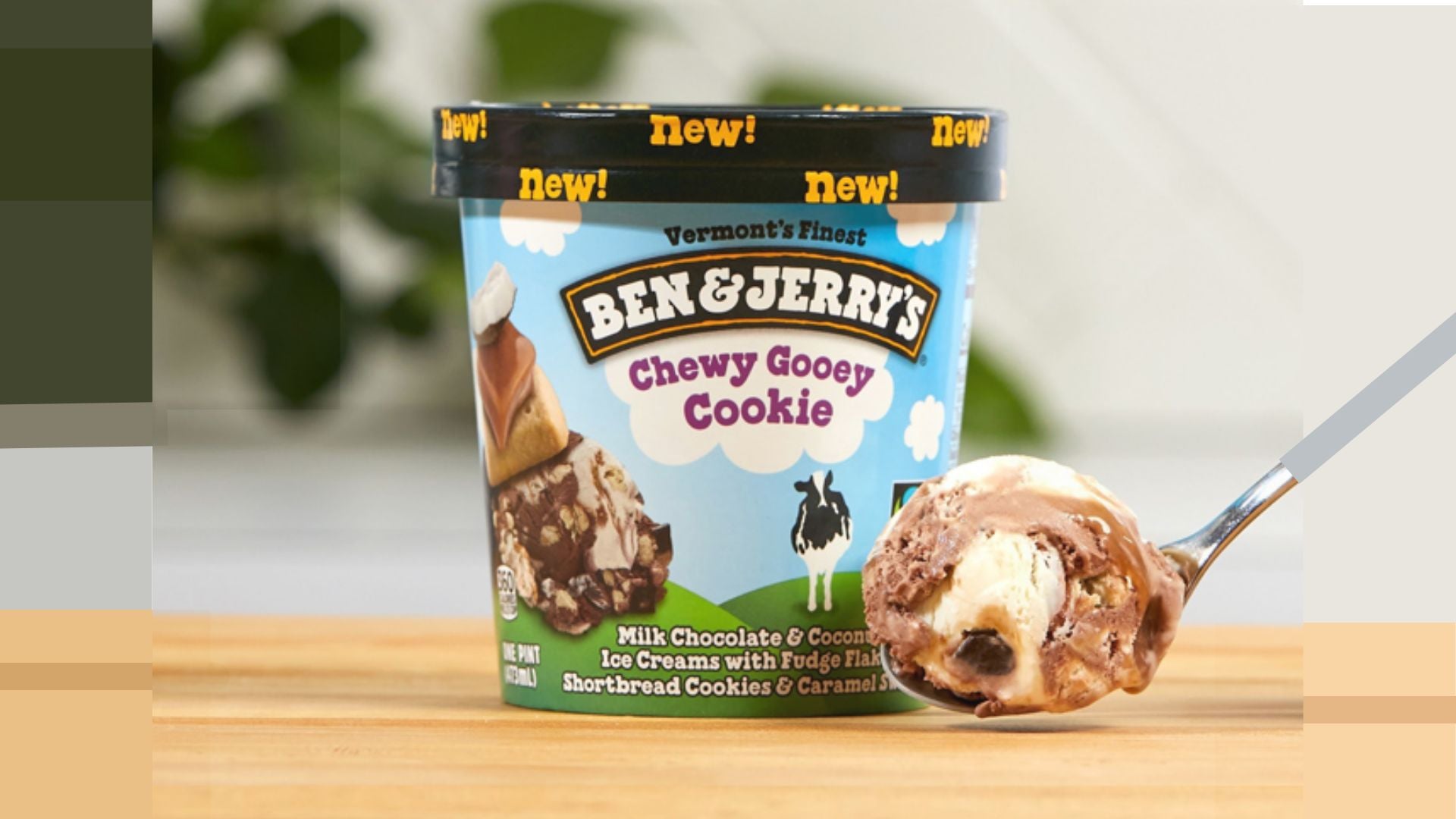 Ben & Jerry's Chewy Gooey Cookie 458ml