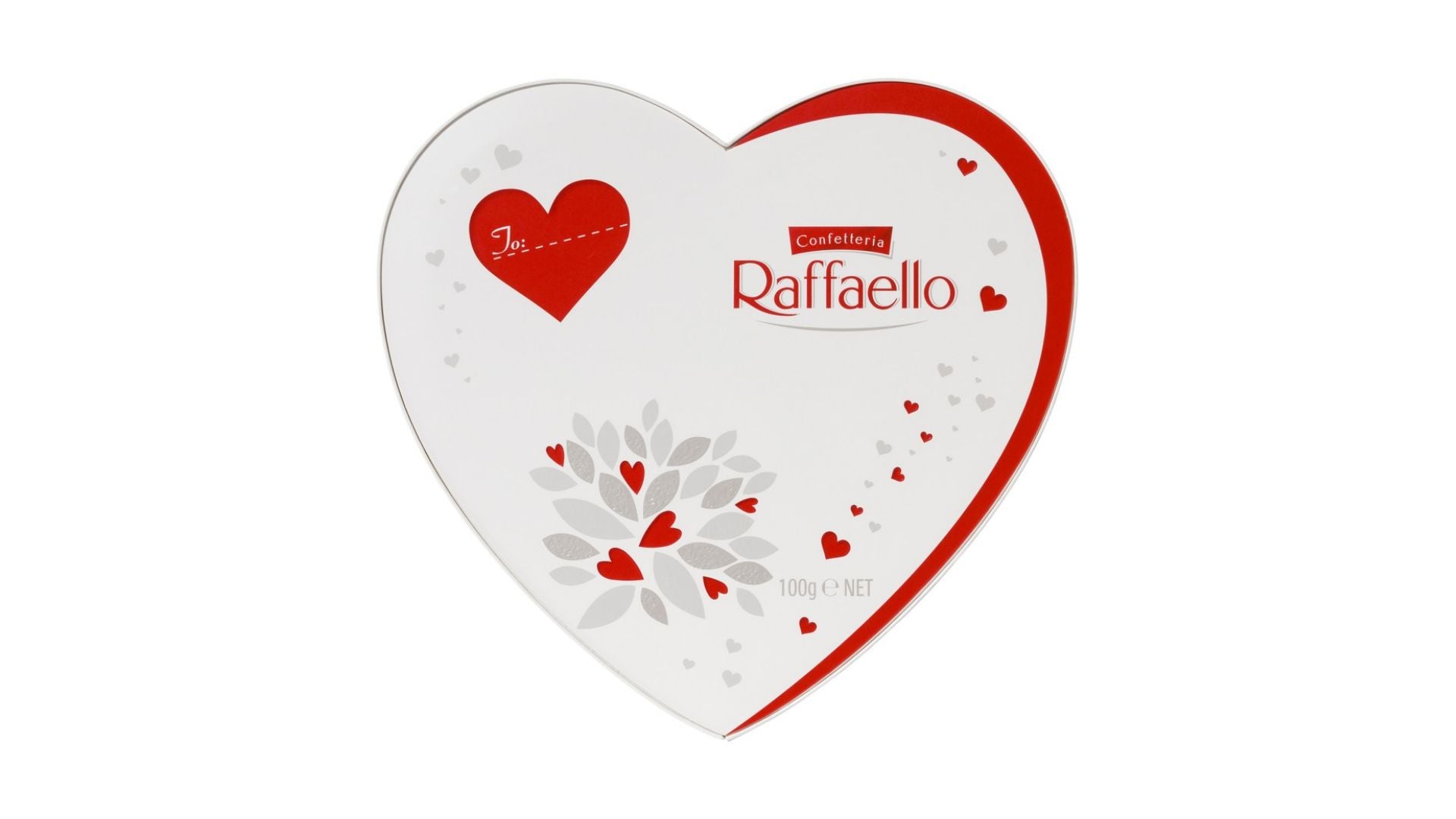 Raffaello Coconut & Almond Heart Gift Box 10Pk 100g