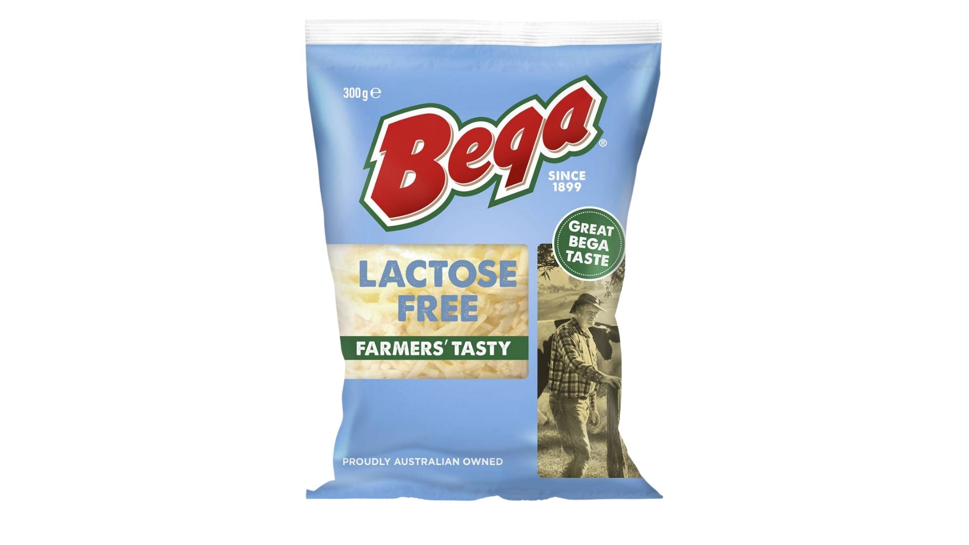Bega Lactose Free Grated Tasty Cheese 300g