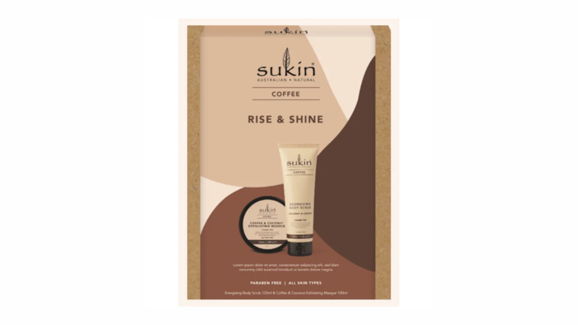 Sukin Gift Pack Coffee Rise & Shine