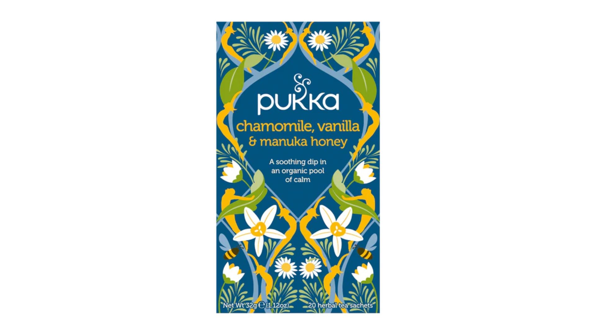 Pukka Tea Chamomile, Vanilla & Manuka Honey (20 Pack)