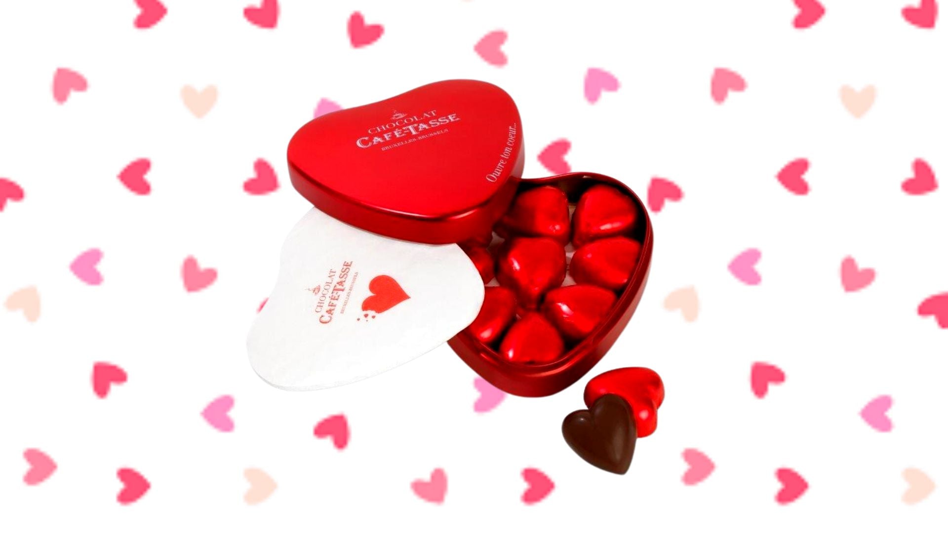 Café~Tasse Hearts Tin 115g