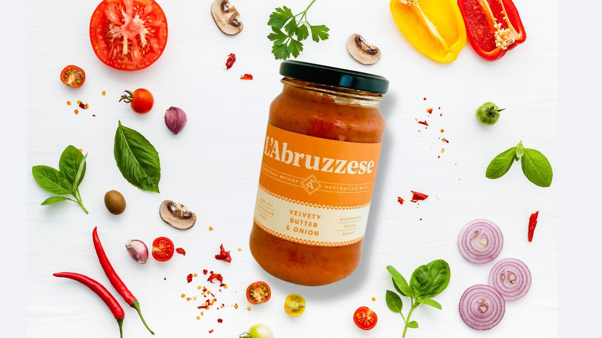 L'Abruzzese Pasta Sauce Velvety Butter & Onion 400g