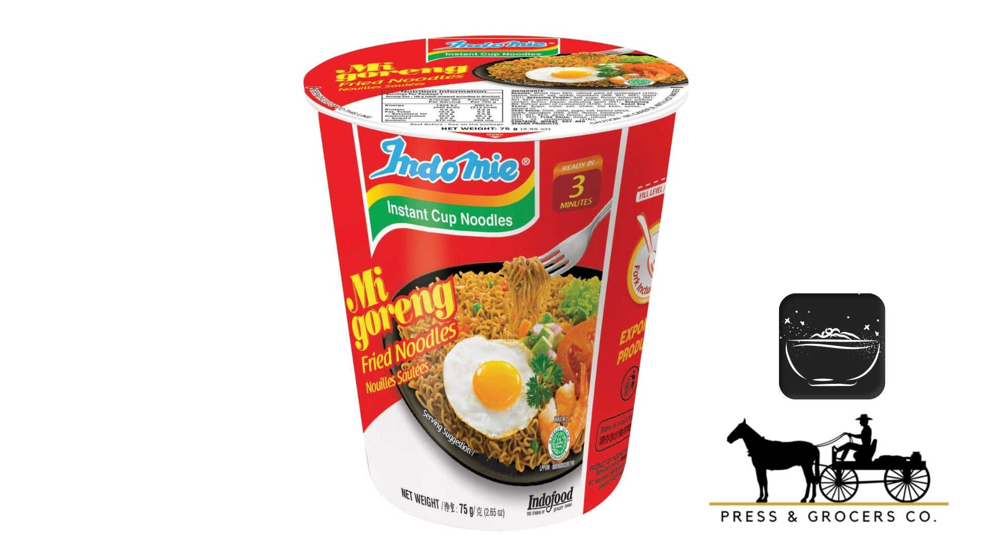 Indomie Mi Goreng Cup Noodles 75g