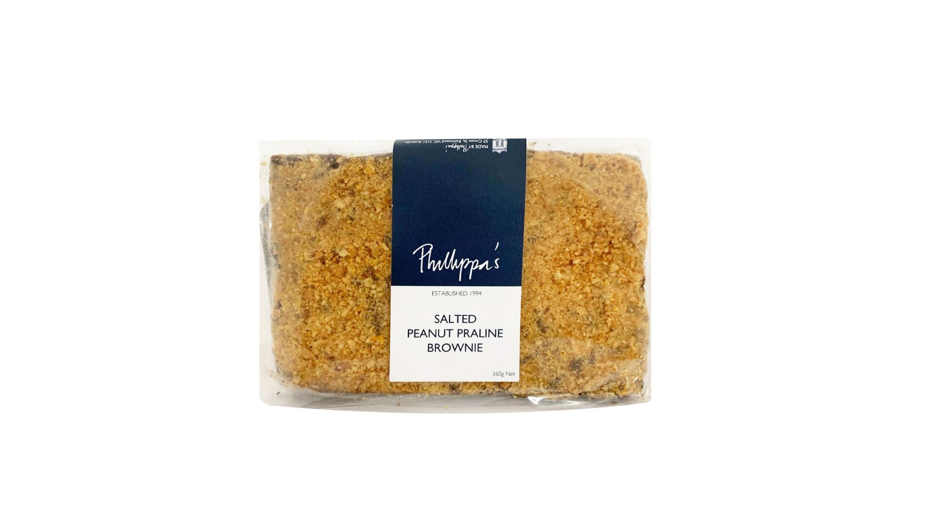 Phillippa's Salted Peanut Praline Brownie 360g